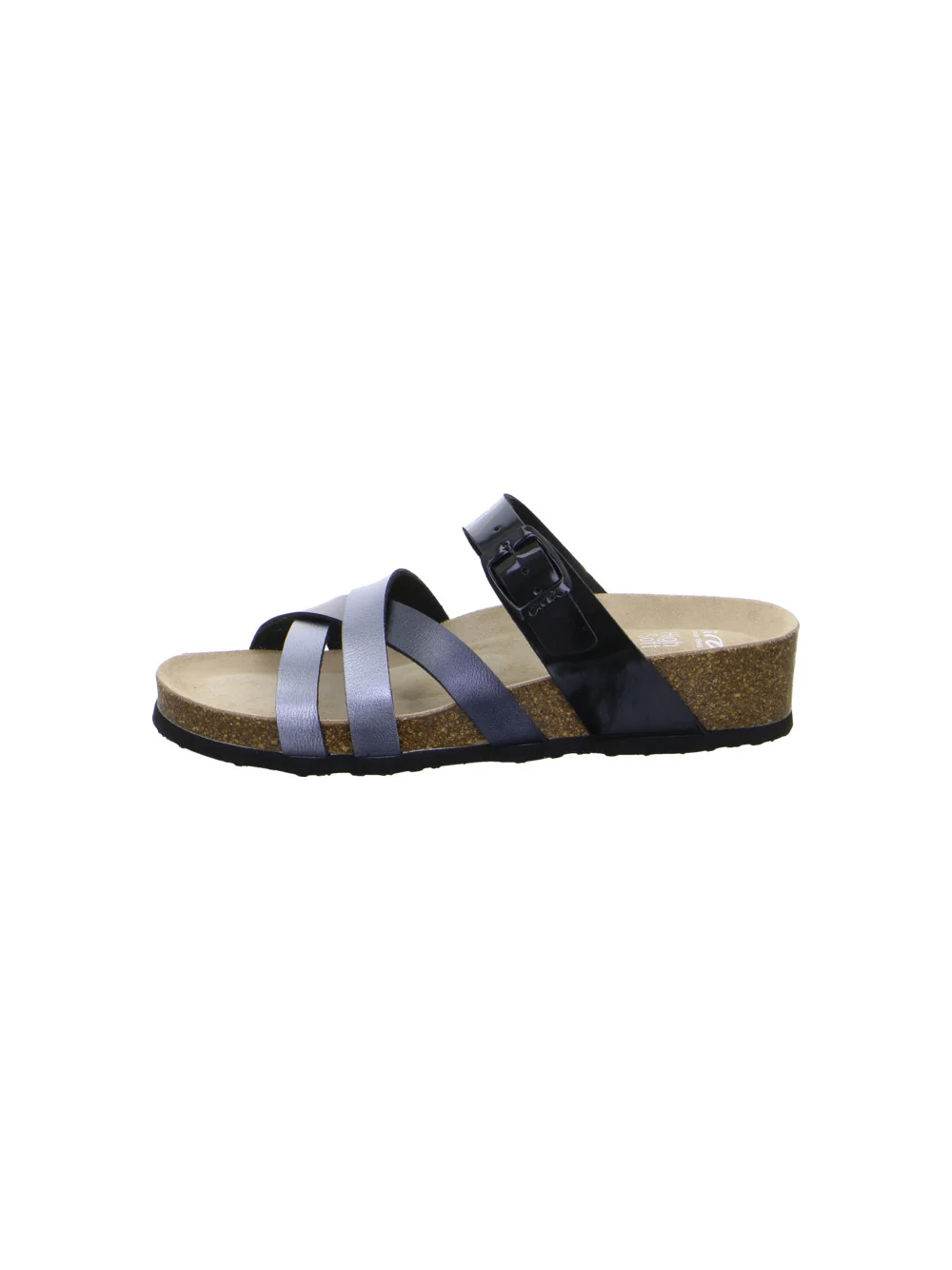 Pantolette Bali schwarz grau