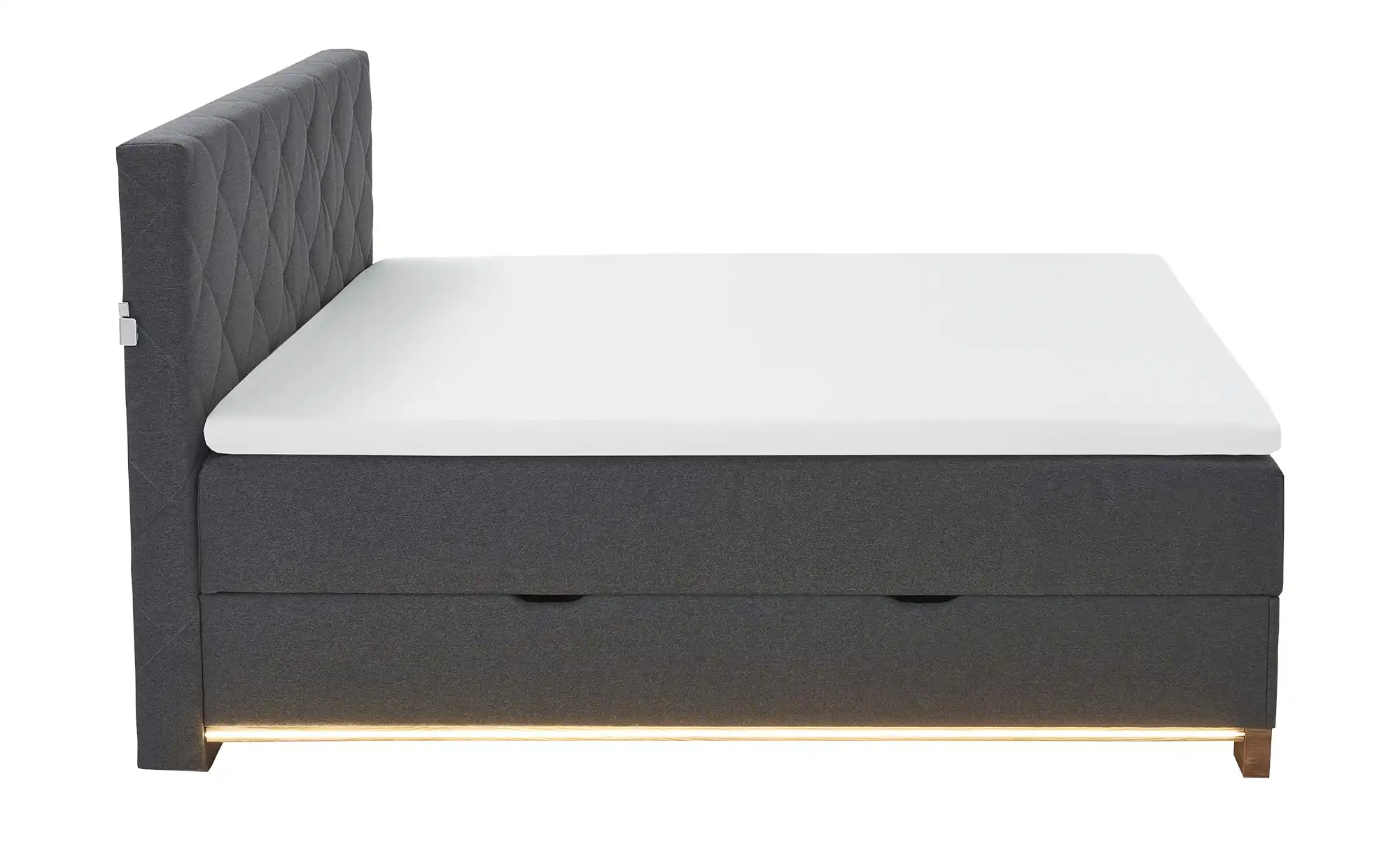 Boxspringbett USB-Anschluss & LED- Beleuchtung  Clara
