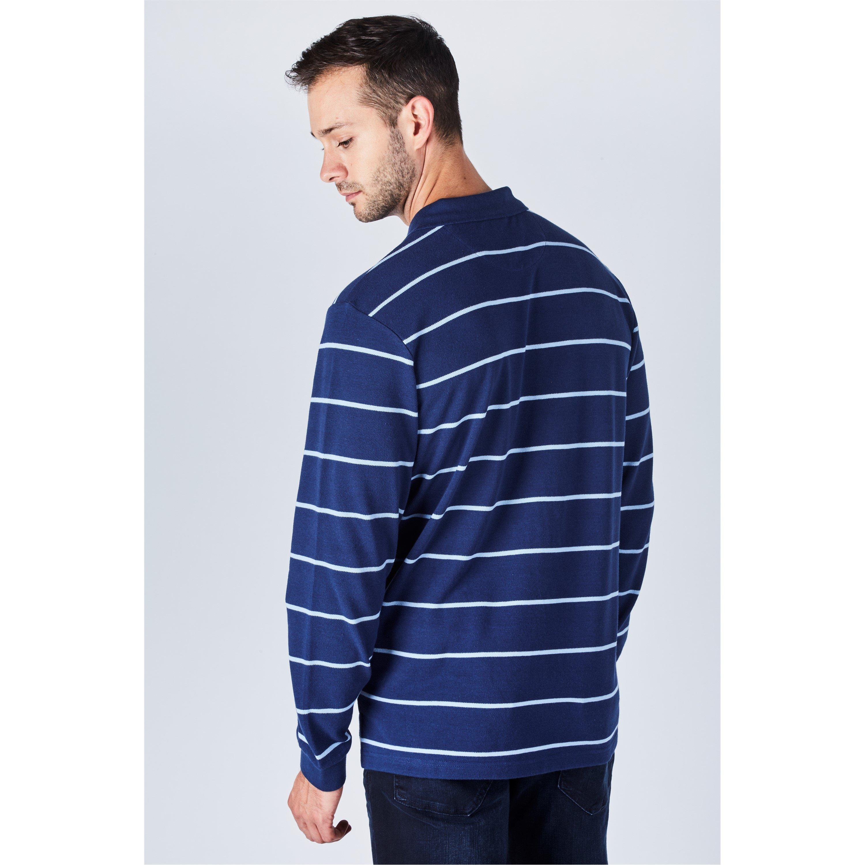 Harvey and Jones HJ Striped Polo Shirt Mens