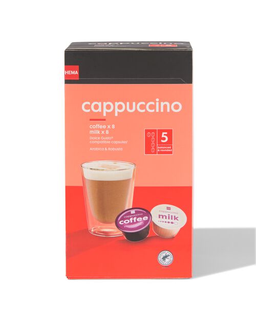 8 capsules de café cappuccino