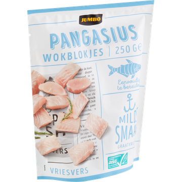 Jumbo Pangasius Wokblokjes 250 g