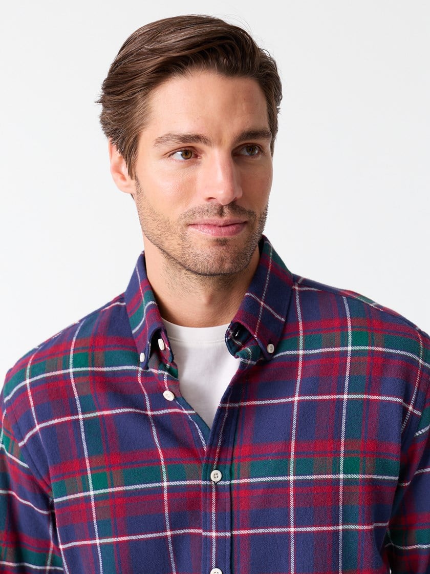Macon skjorte - Classic fit Rain Forest