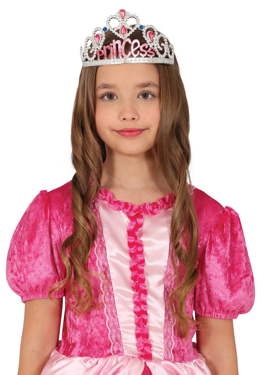 Prinses Tiara Zilver Kind