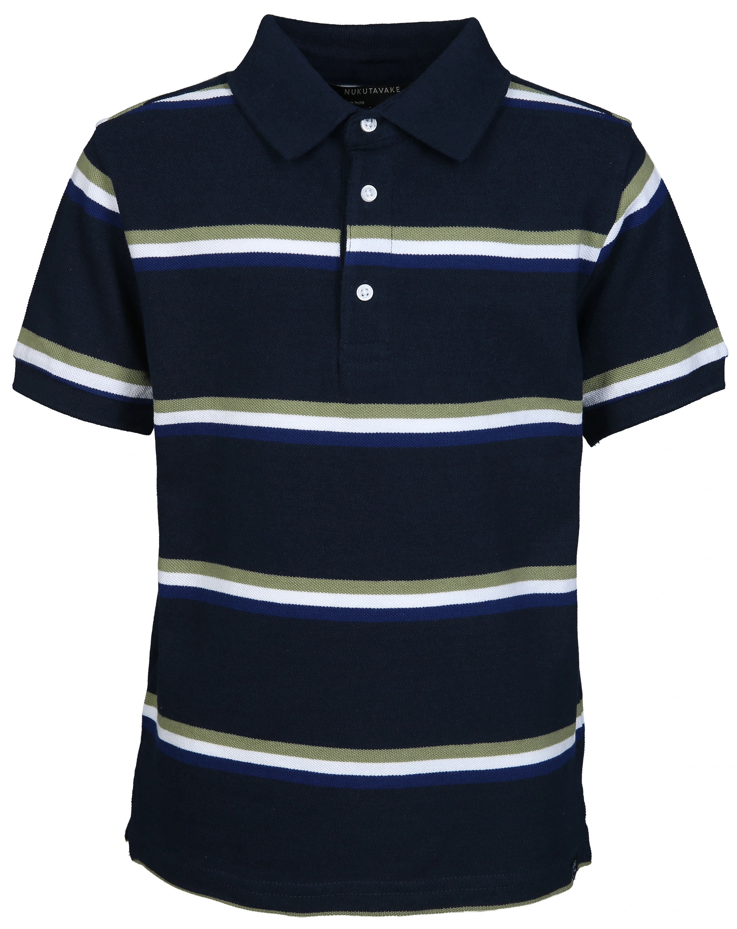 Poloshirt STREIFEN in marinblau