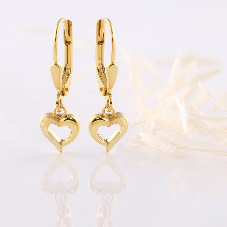 Acalee Ohrringe für Mädchen 333  8 Karat Gold gold