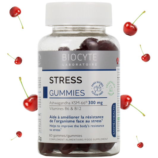 Biocyte gummies anti stress - Ashwagandha et vitamine B6