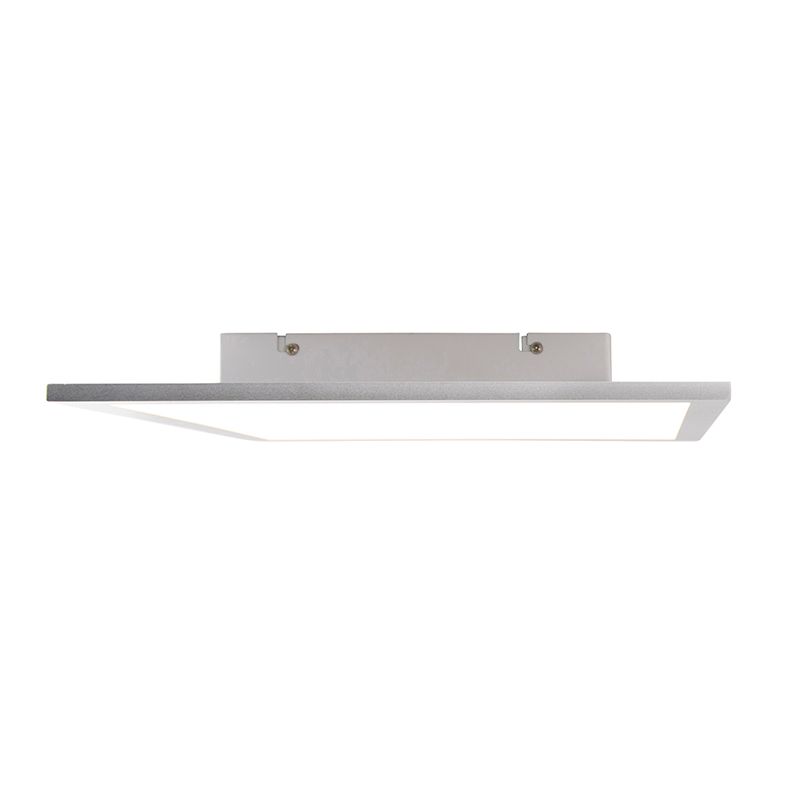 Modern LED-paneel staal 40 cm incl. LED - Liv