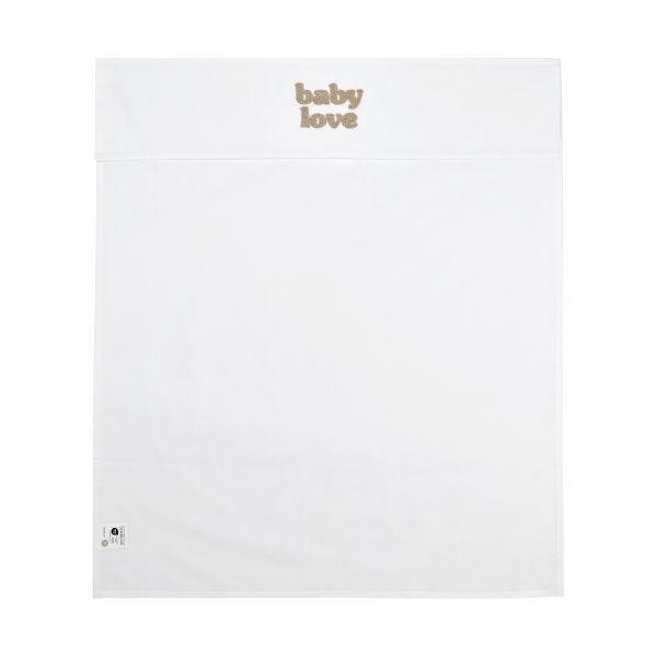 Ledikantlaken Baby Love Sand Melange 100 x 150 cm