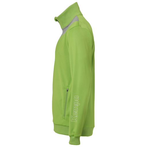 Jaqueta Core 2.0 Poly Verde Esperança/Cinza Escuro Kempa