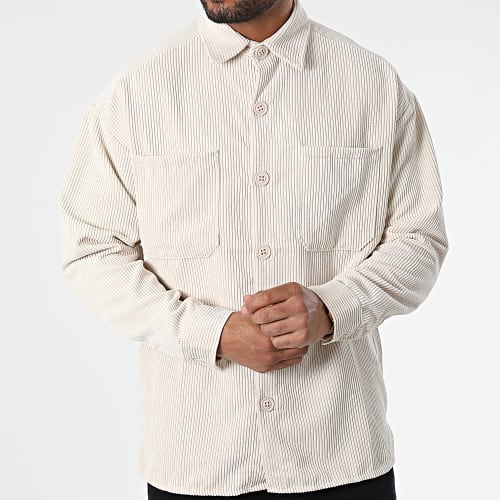 Surchemise Velours Beige