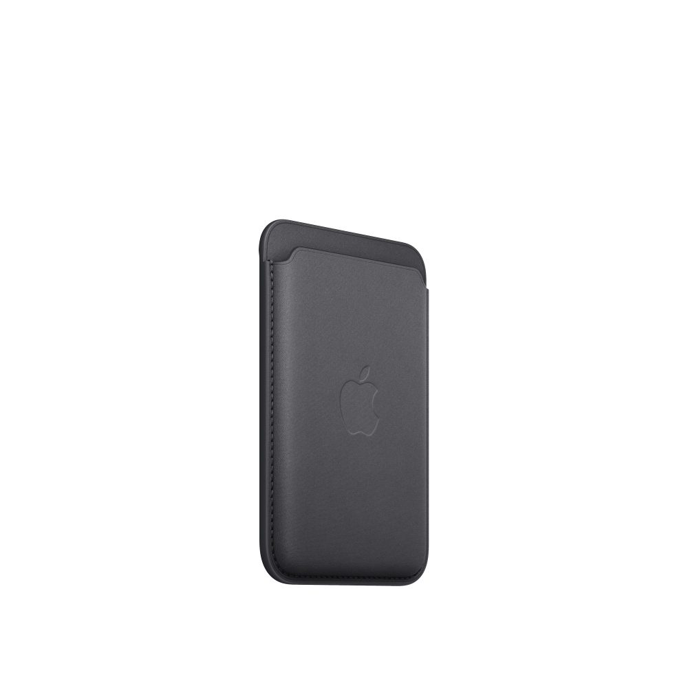 MagSafe iPhone FineWoven Feingewebe Wallet Magnetische Kreditkarten Halterung (MGHA4ZM/A) - Schwarz
