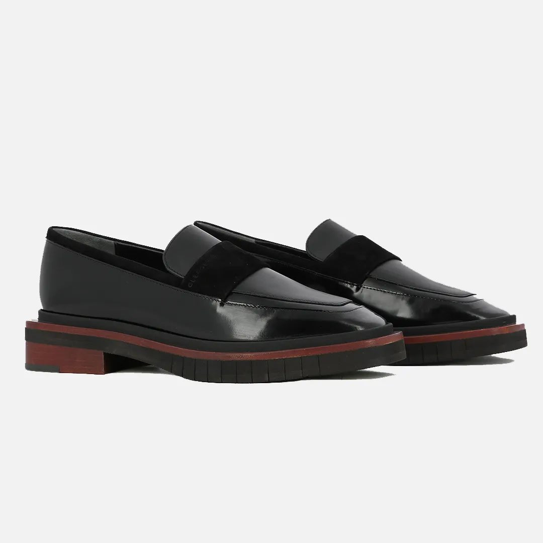 LOAFERS - BERNA loafers, calf leather black || OUTLET