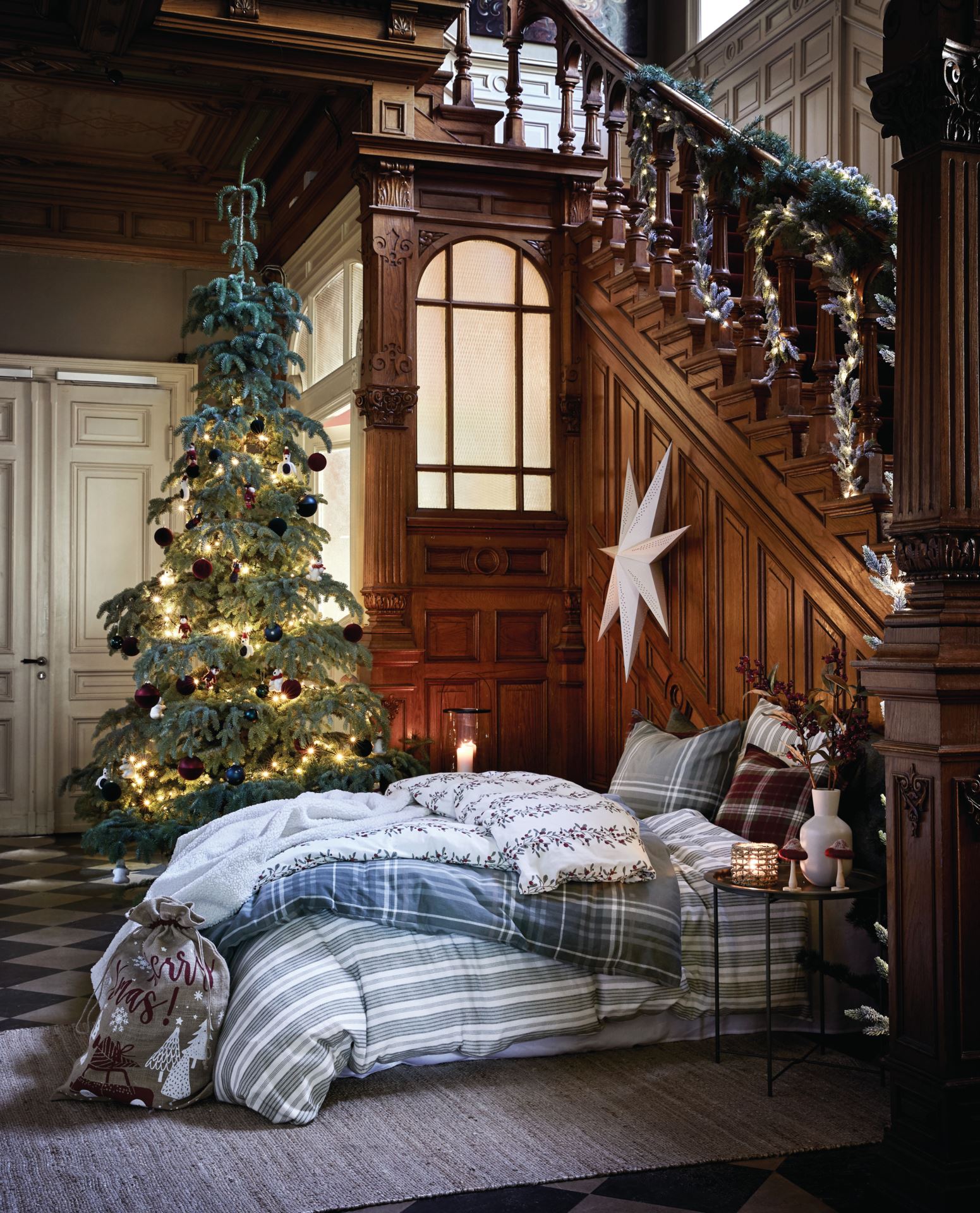 Adventsstjerne offwhite - 100cm