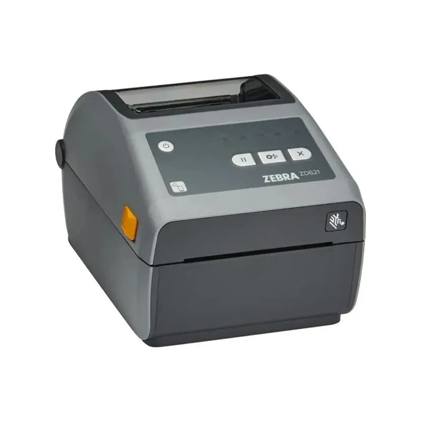 Zebra ZD621d - Etiketprinter - direkte termisk - Rulle (10,8 cm) - 203 dpi - op til 203 mm/sek. - USB 2.0, LAN, seriel, USB vært - grå