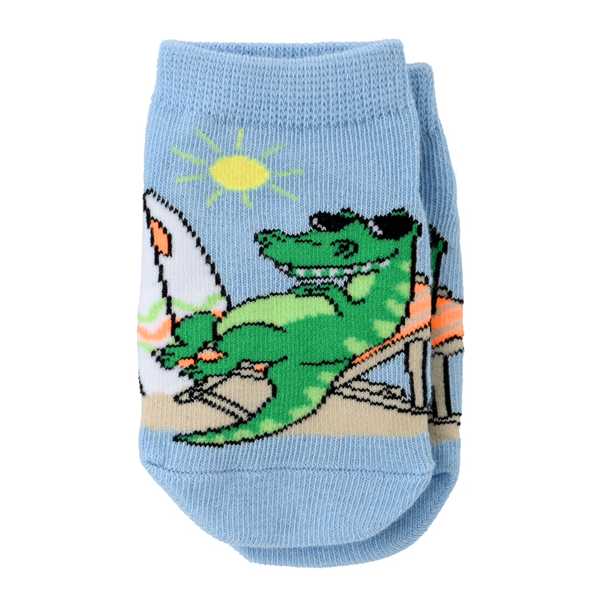 Famy 3 Paar Baby Sneaker-Socken im Set hellblau / blau