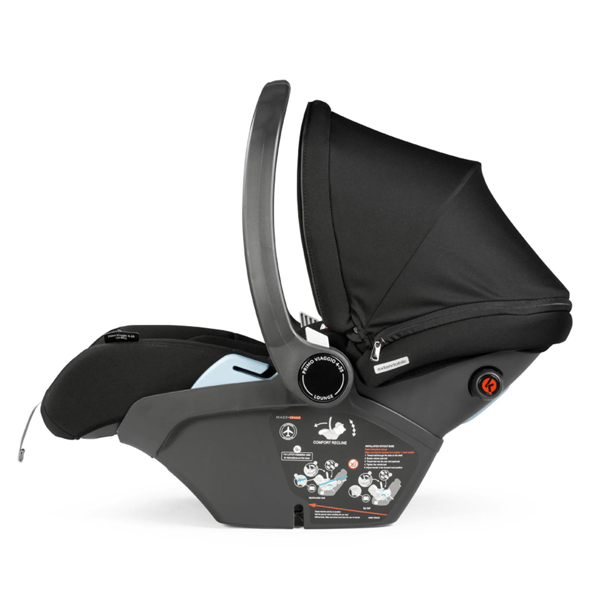 Peg Perego Siège d'Auto Primo Viaggio Lounge 4-35lb - Onyx