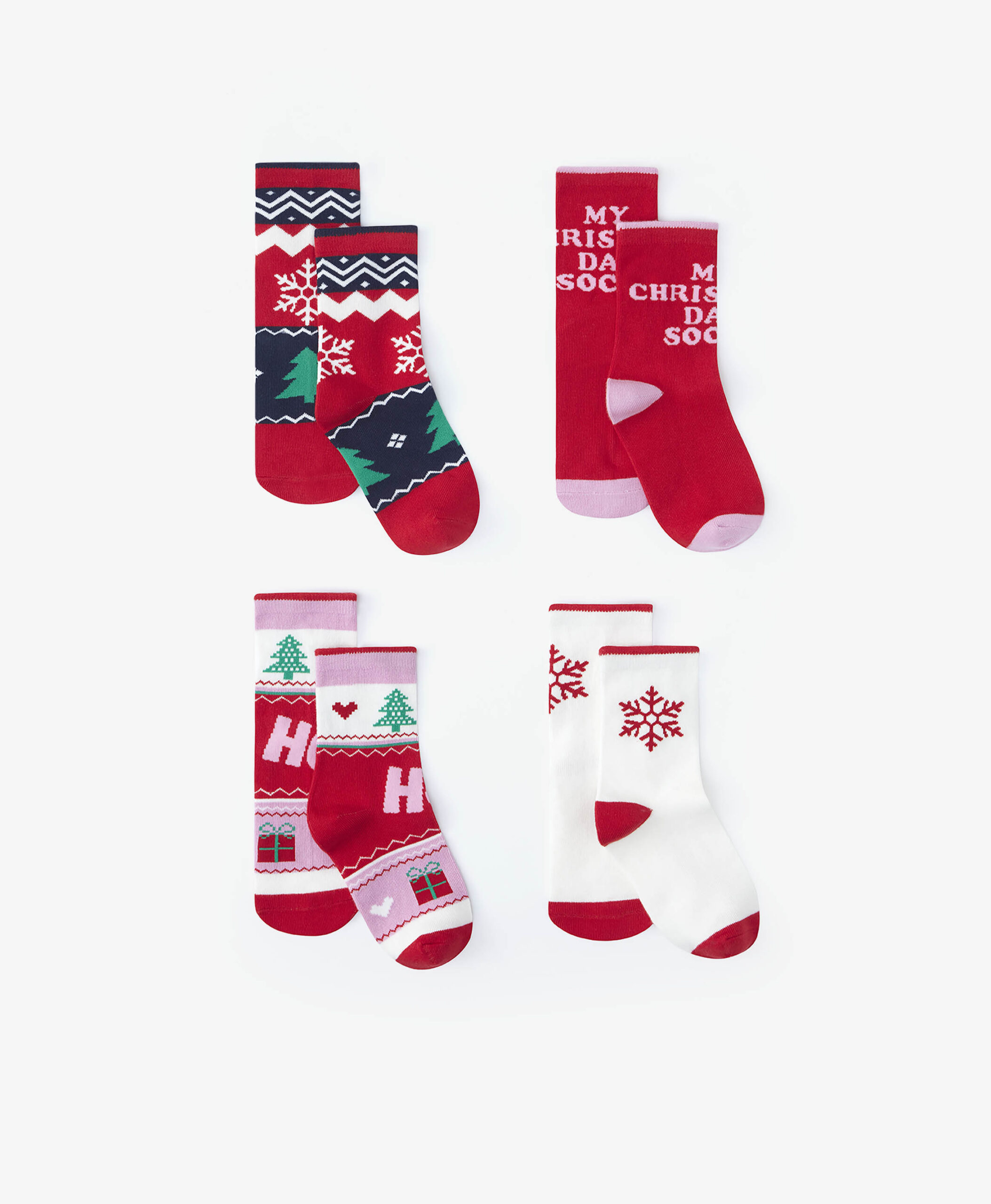 Socken, 4er-Pack
