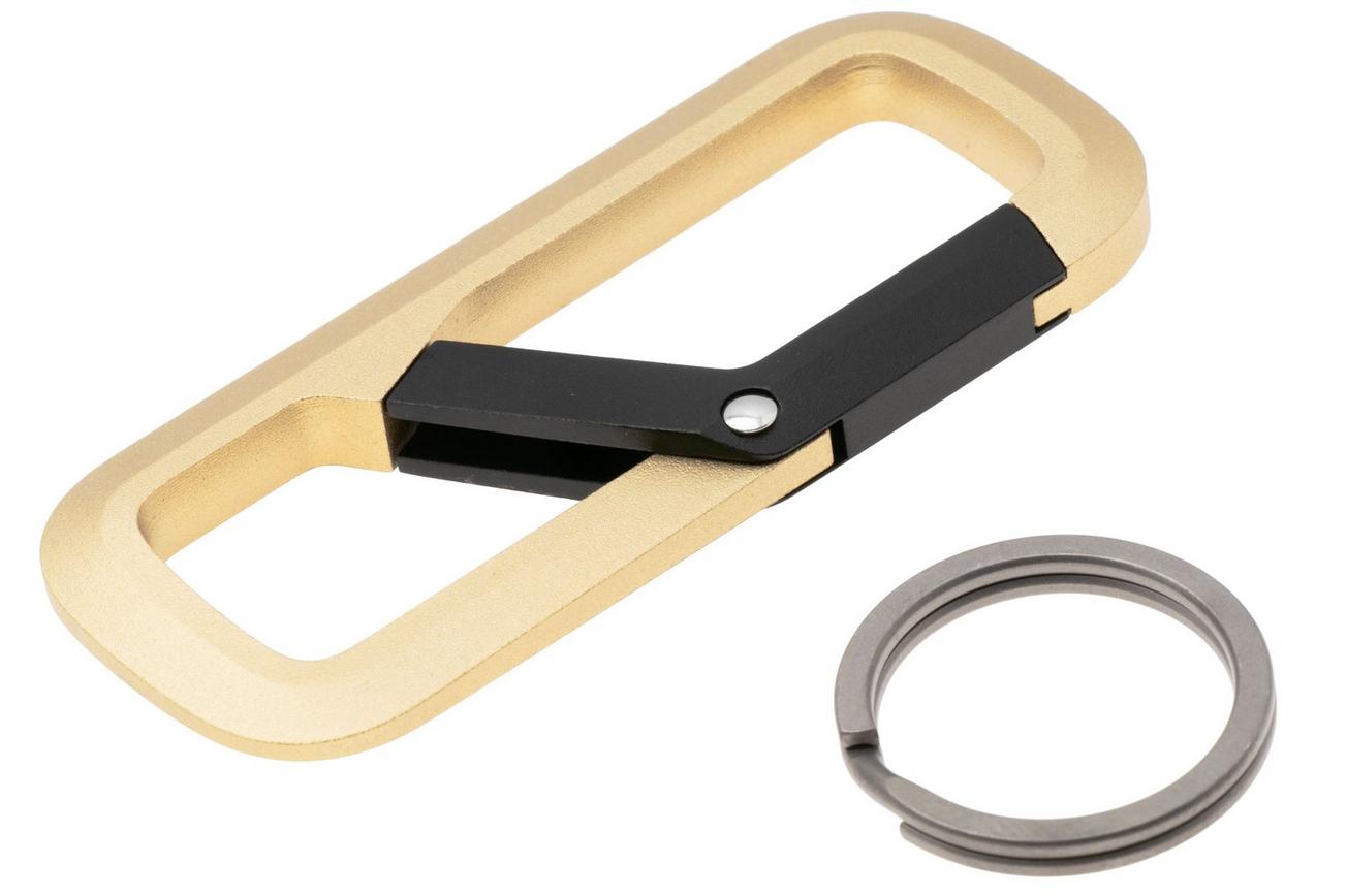The James Brand The Madison ES216990-10 Gold   Black, karabijnhaak