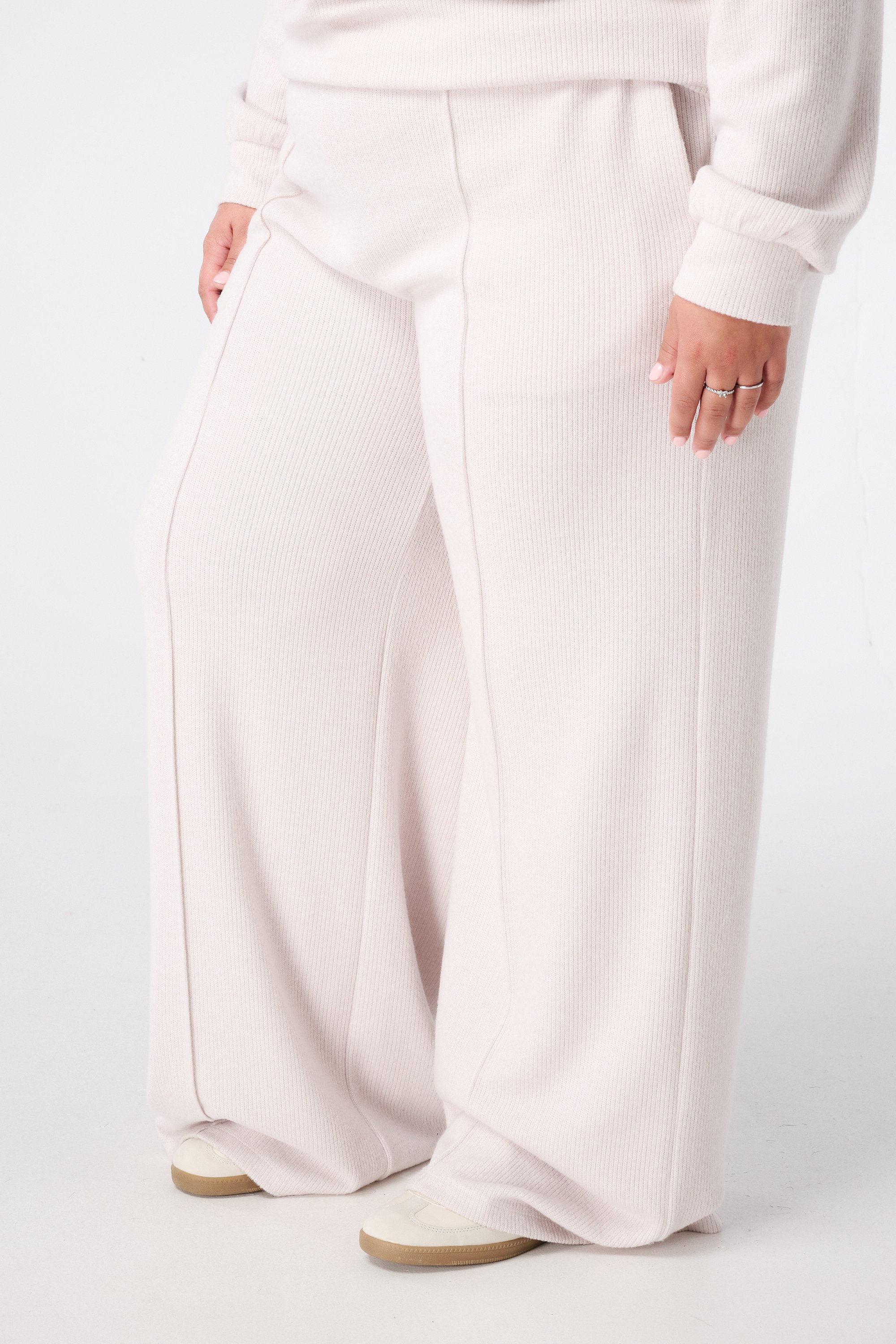 Rechte broek met elastieke taille Kit