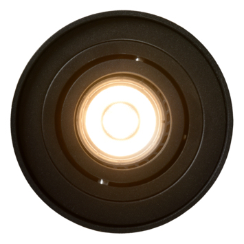 Lucide opbouwspot Tube zwart