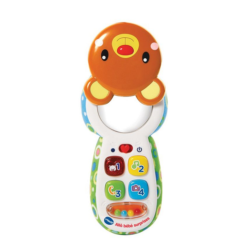 Jouet téléphone Allô Bébé Surprises - Brun - Doré