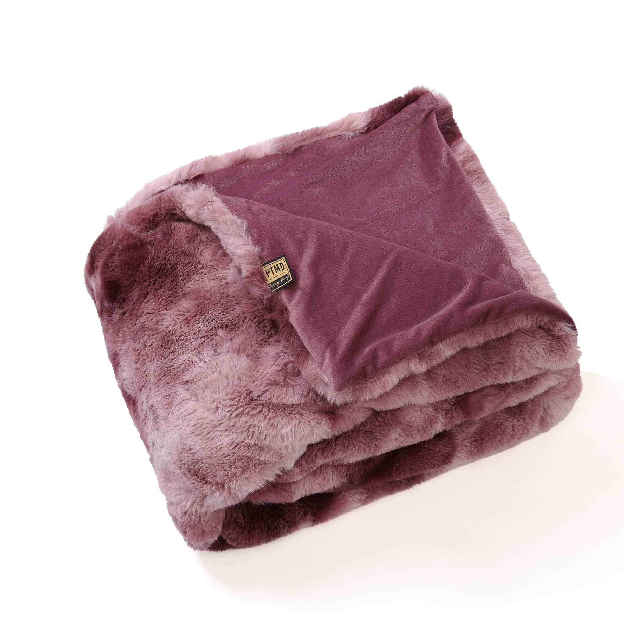 PTMD - Plaid Linde - Paars - 150x200x2cm