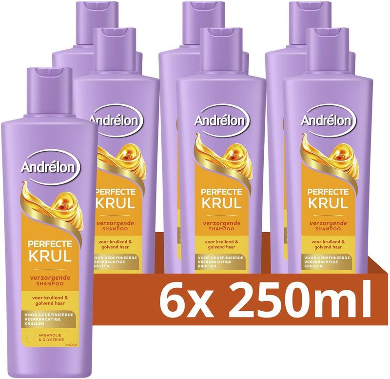Andrélon - Perfecte Krul - Shampoo - 6 x 250 ml