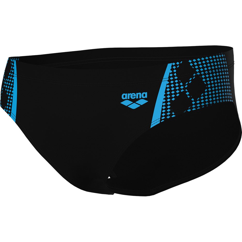 Arena Graphic Slip Badehose Herren schwarz