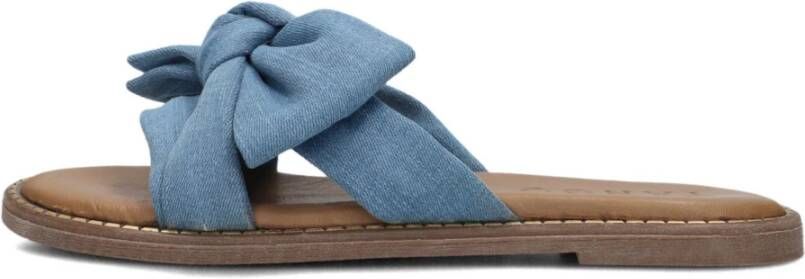 Tango Blauwe Denim Slipper Audrey 1 Blue Dames