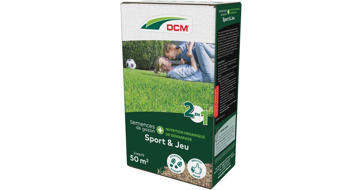 DCMGraszaad Plus Speel & Sport 1 kg zaden  (Tot 50 m²)