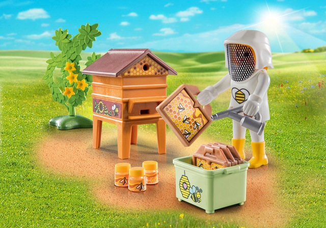 Playmobil® Konstruktions-Spielset »Imkerin (71253), Country« teilweise aus recyceltem Material; Made in Europe