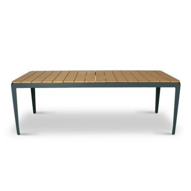 Weltevree Bended tuintafel 220x90 bamboo Pale Green