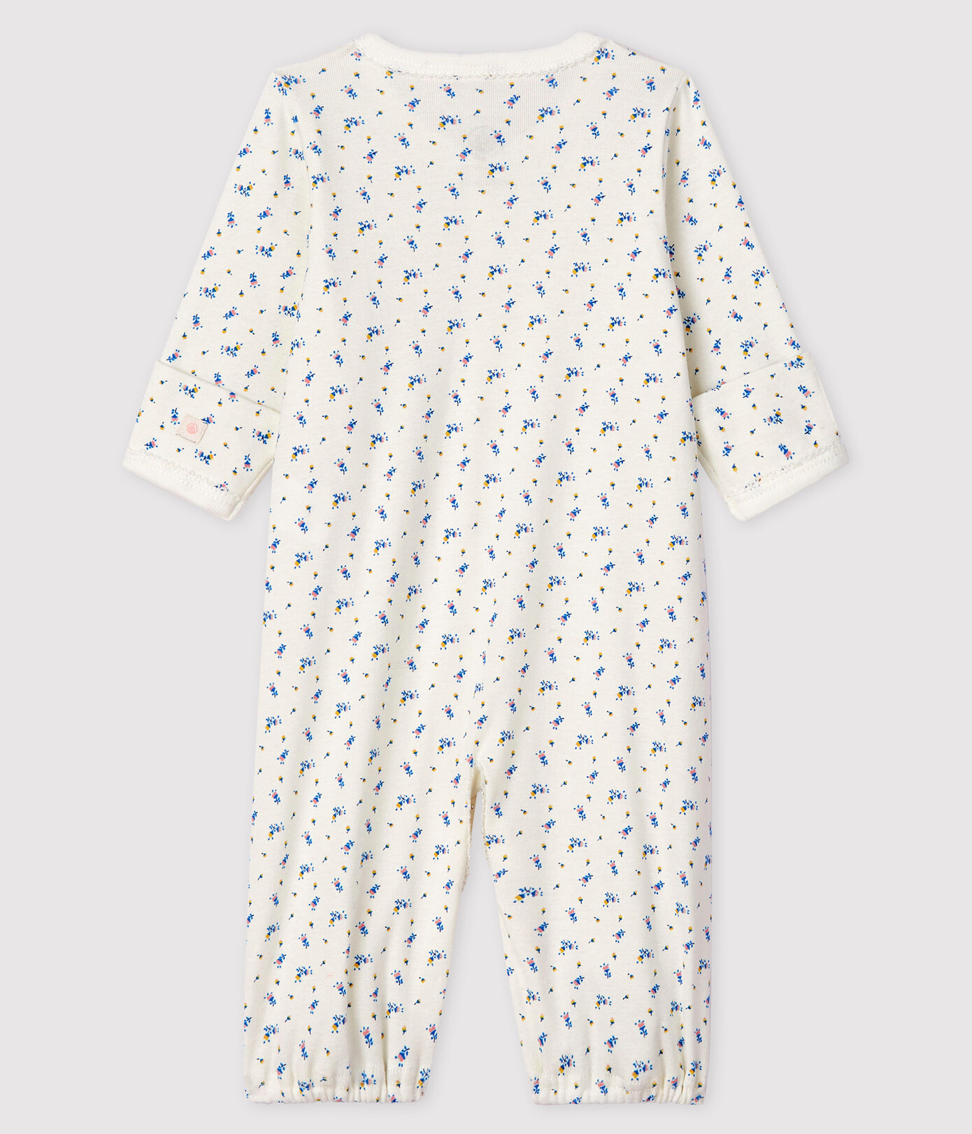 Combisac à fleurs bébé en coton biologique