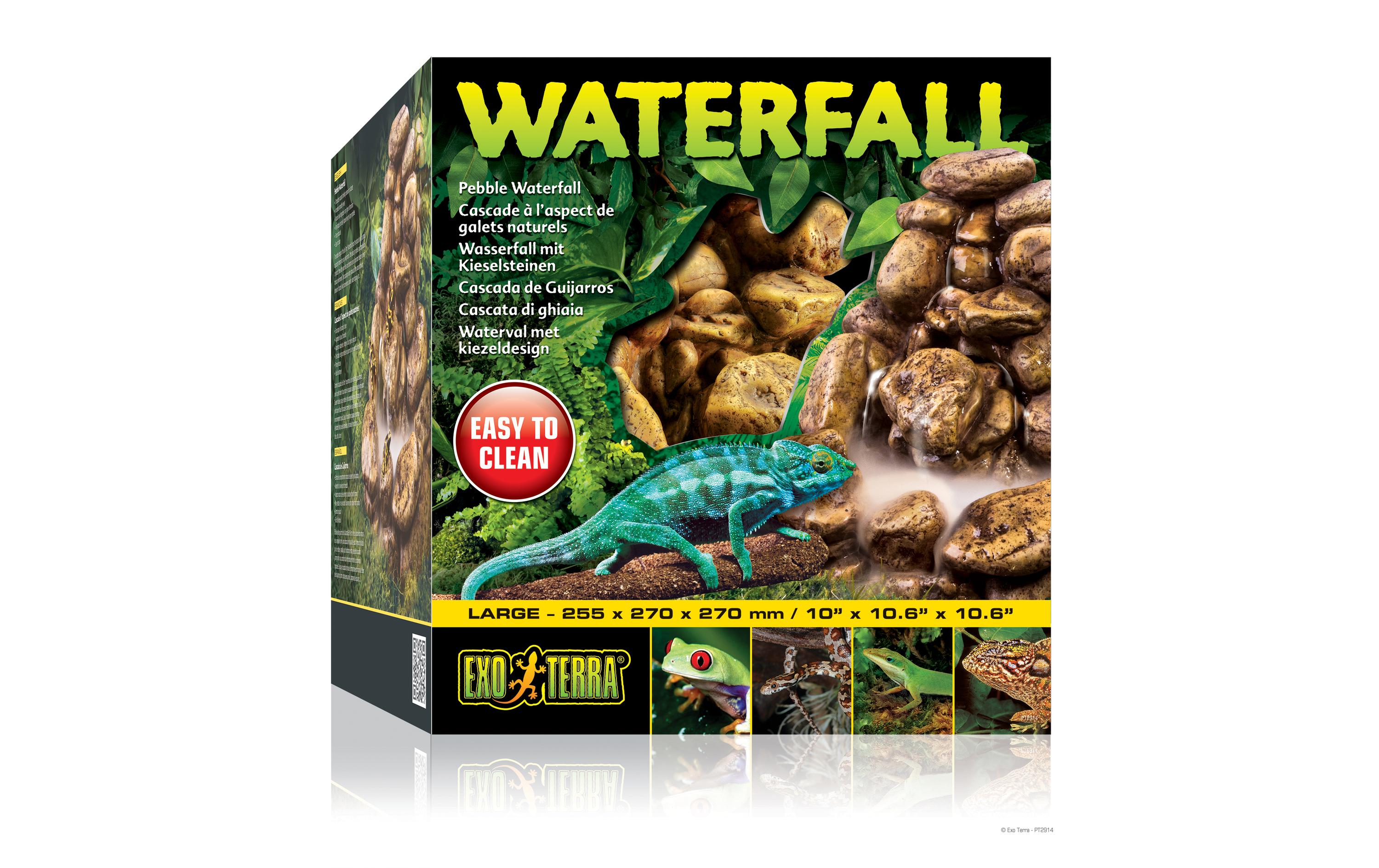 Wasserfall Large, 25.5 x 27 x 27 cmWasserfall mit Kieselsteindesign