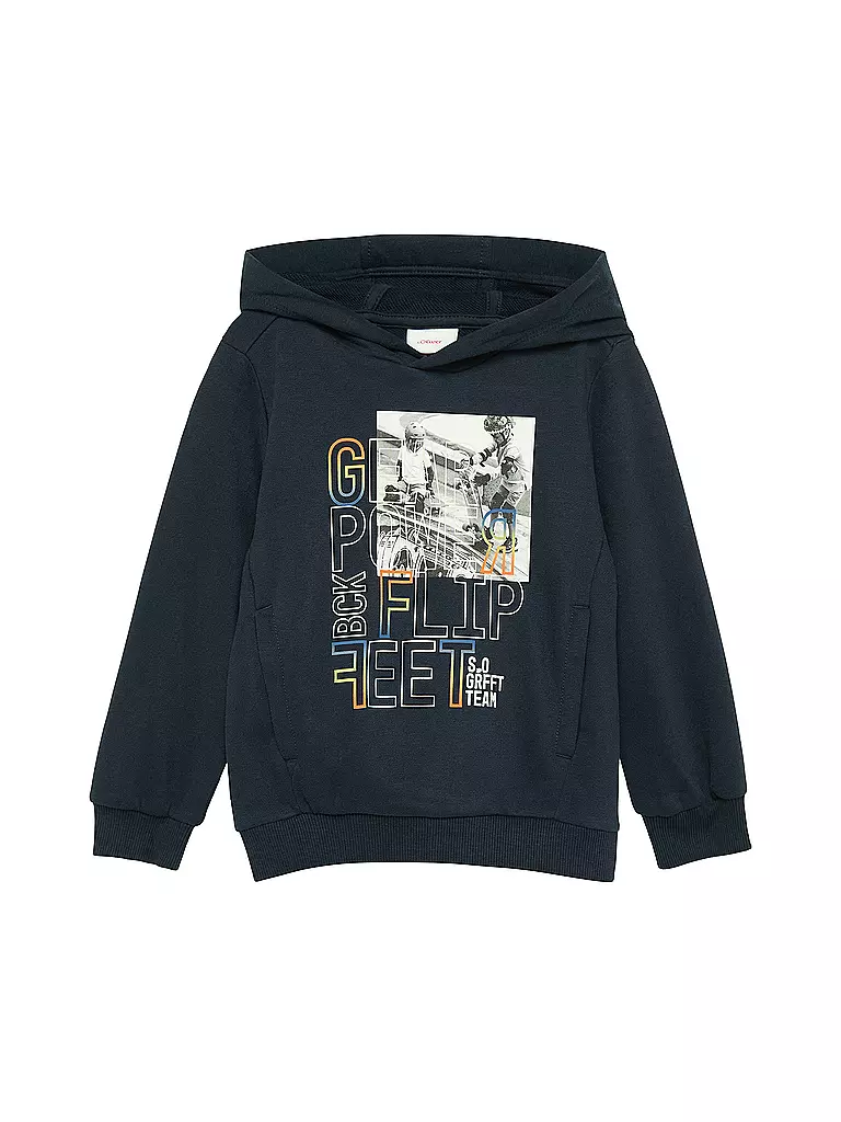 S.OLIVER Jungen Kapuzensweater - Hoodie dunkelblau