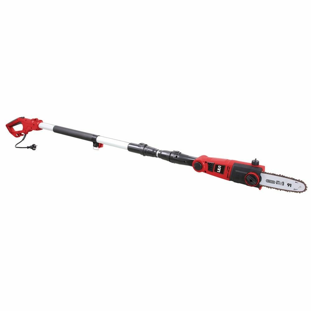 Elagueuse électrique sur perche 750w guide oregon 20cm longueur max 2,7m lea le31076-20c