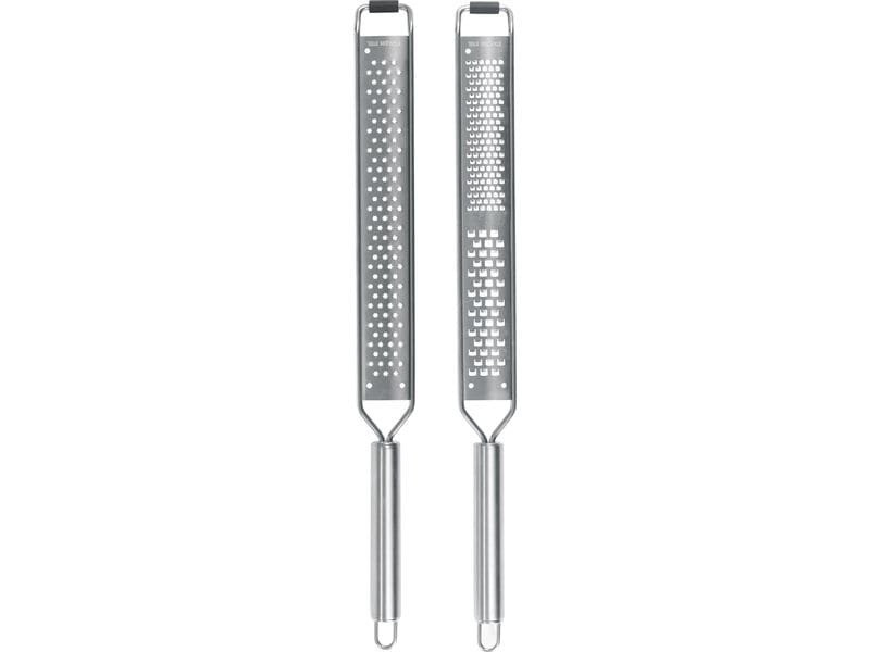 MAXXmee Käsereibe 2 Stück, Silber Reibe-Set für Käse