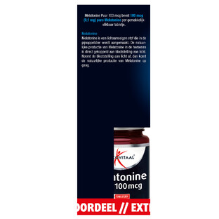 Lucovitaal Melatonine Puur 100mcg Duo Tabletten 1000TB