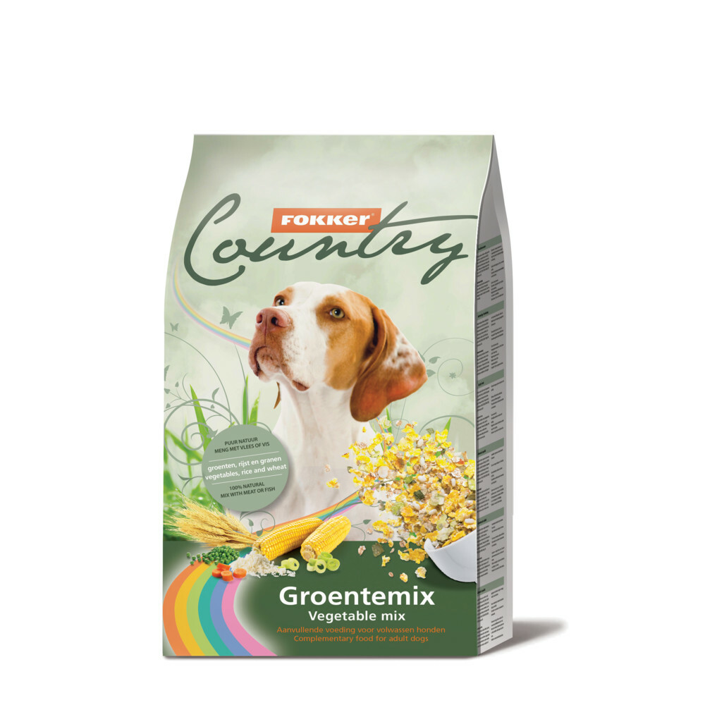 Fokker Country Hondenvoer Groentemix6 kg