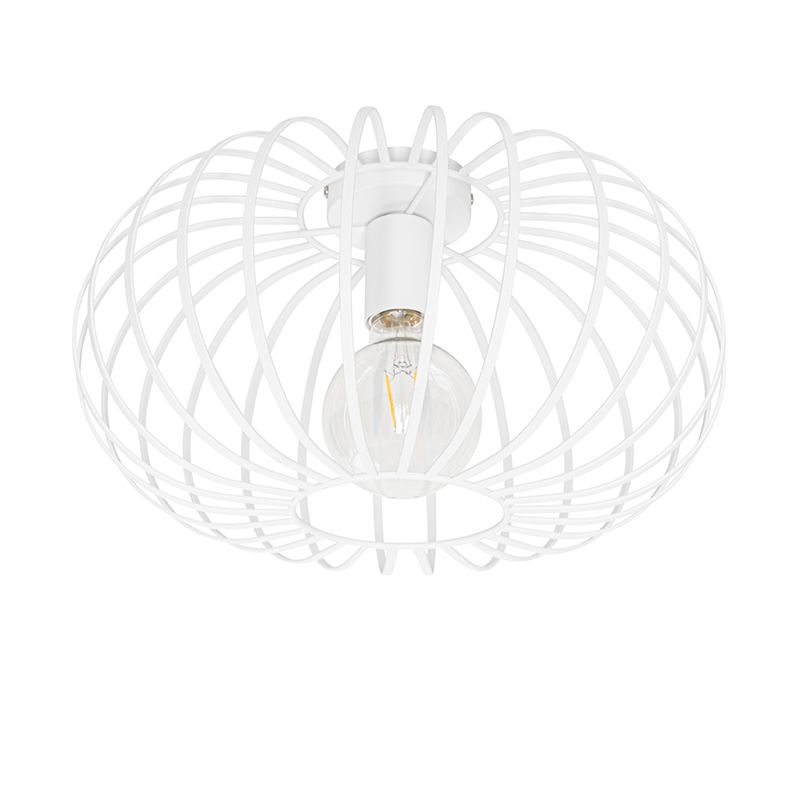 Design plafondlamp wit 39 cm - Johanna