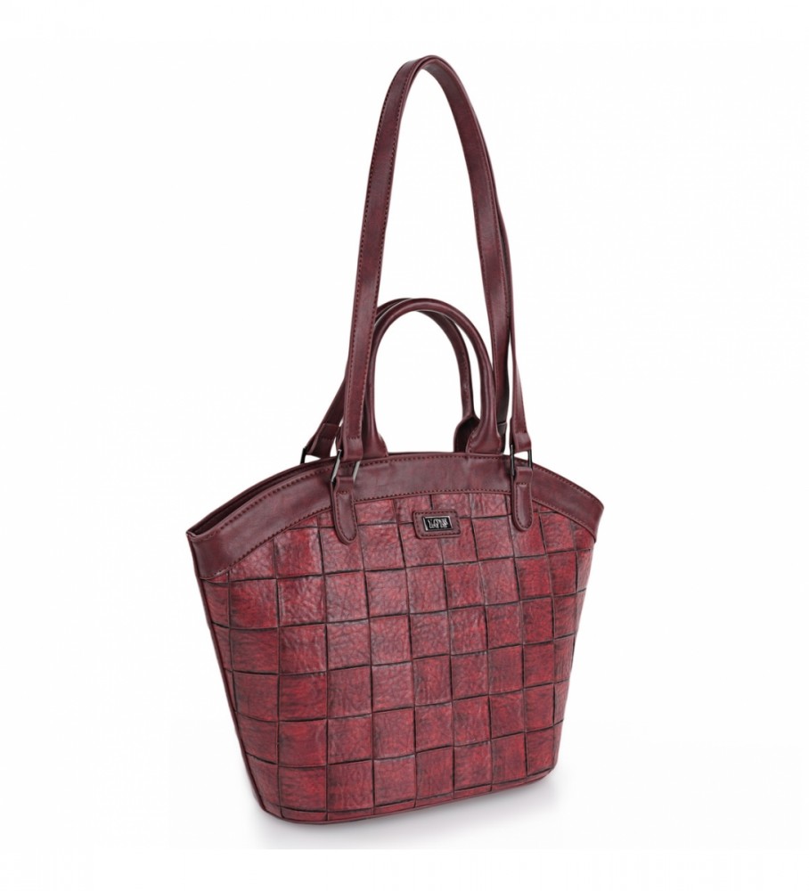 Bolsa tote Lois com alça dupla LOIS 316581 vermelha