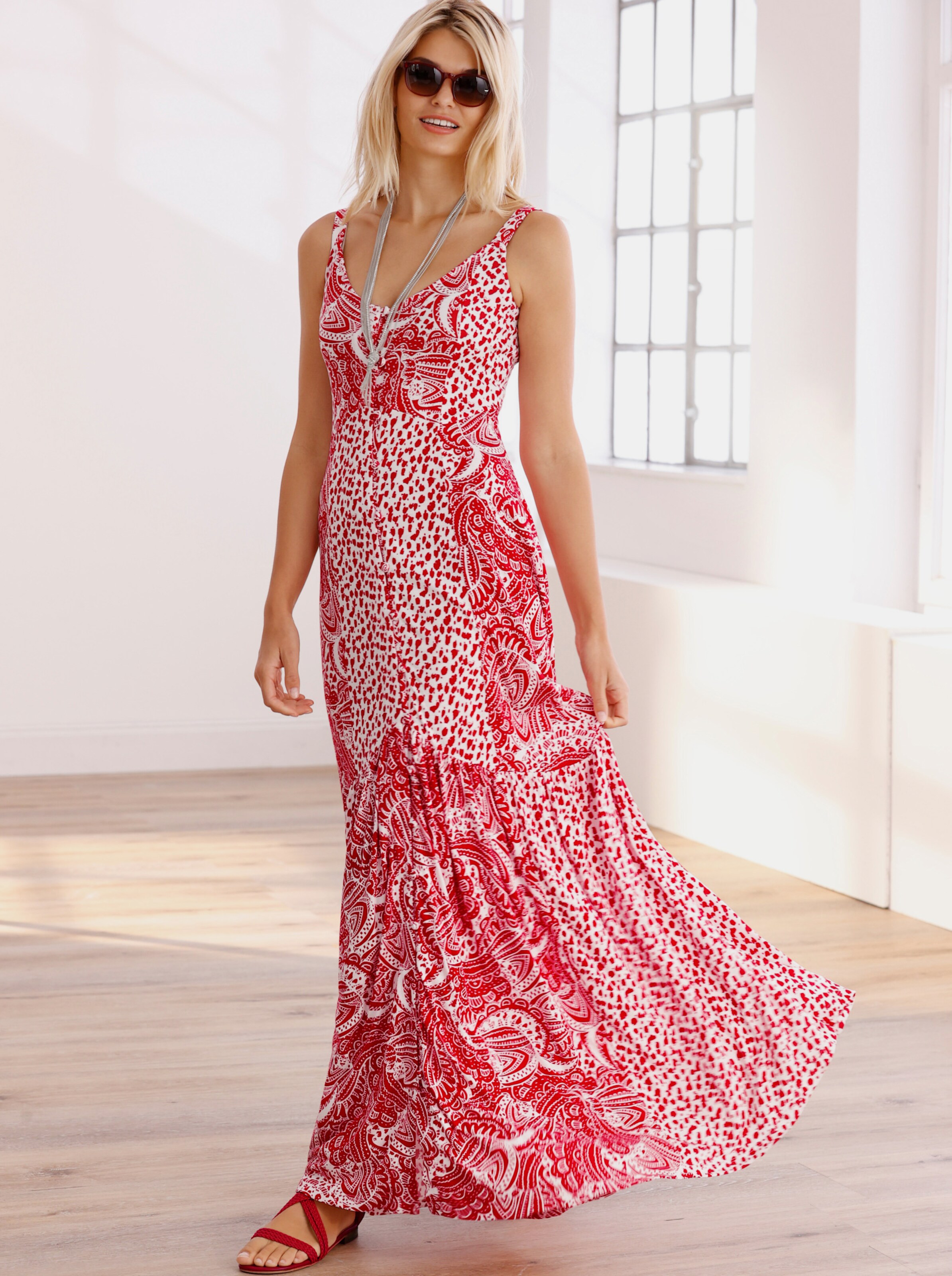 Druck-Kleid