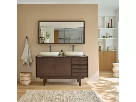 Miroir en mindi massif 135x67 cm