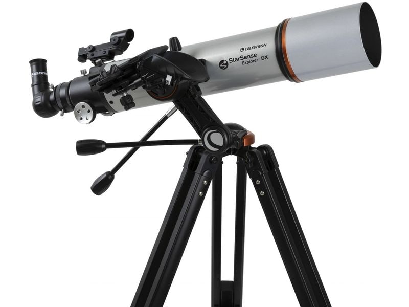 Celestron Teleskop StarSense Explorer DX 102 Teleskop, das Ihr Smartphone zur Analyse des Nachthimmels und zur Berechnung seiner Position in Echtzeit nutzt