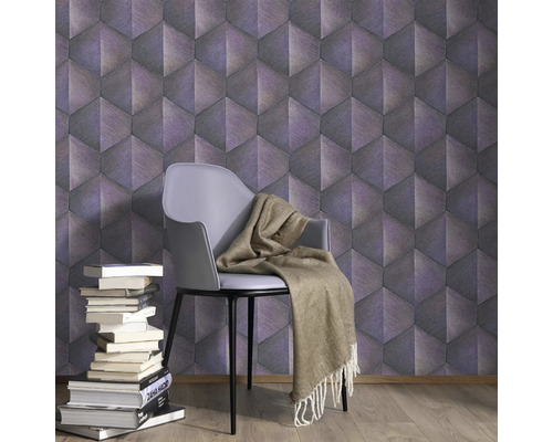Vliesbehang 10370-45 GMK Fashion for Walls 4 grafisch violet