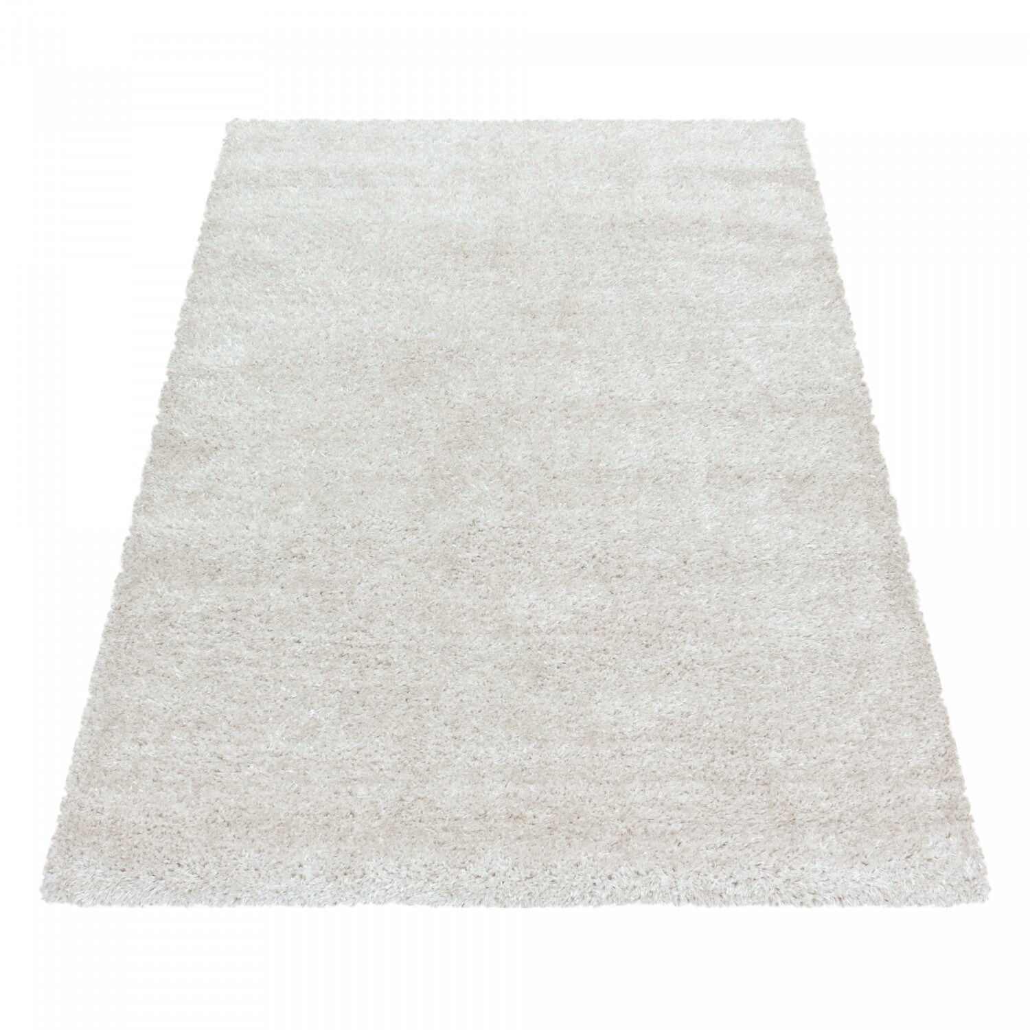 Einfarbig Hochflor Teppich, Flauschiger Langflor Shaggy Teppich, Rechteckig