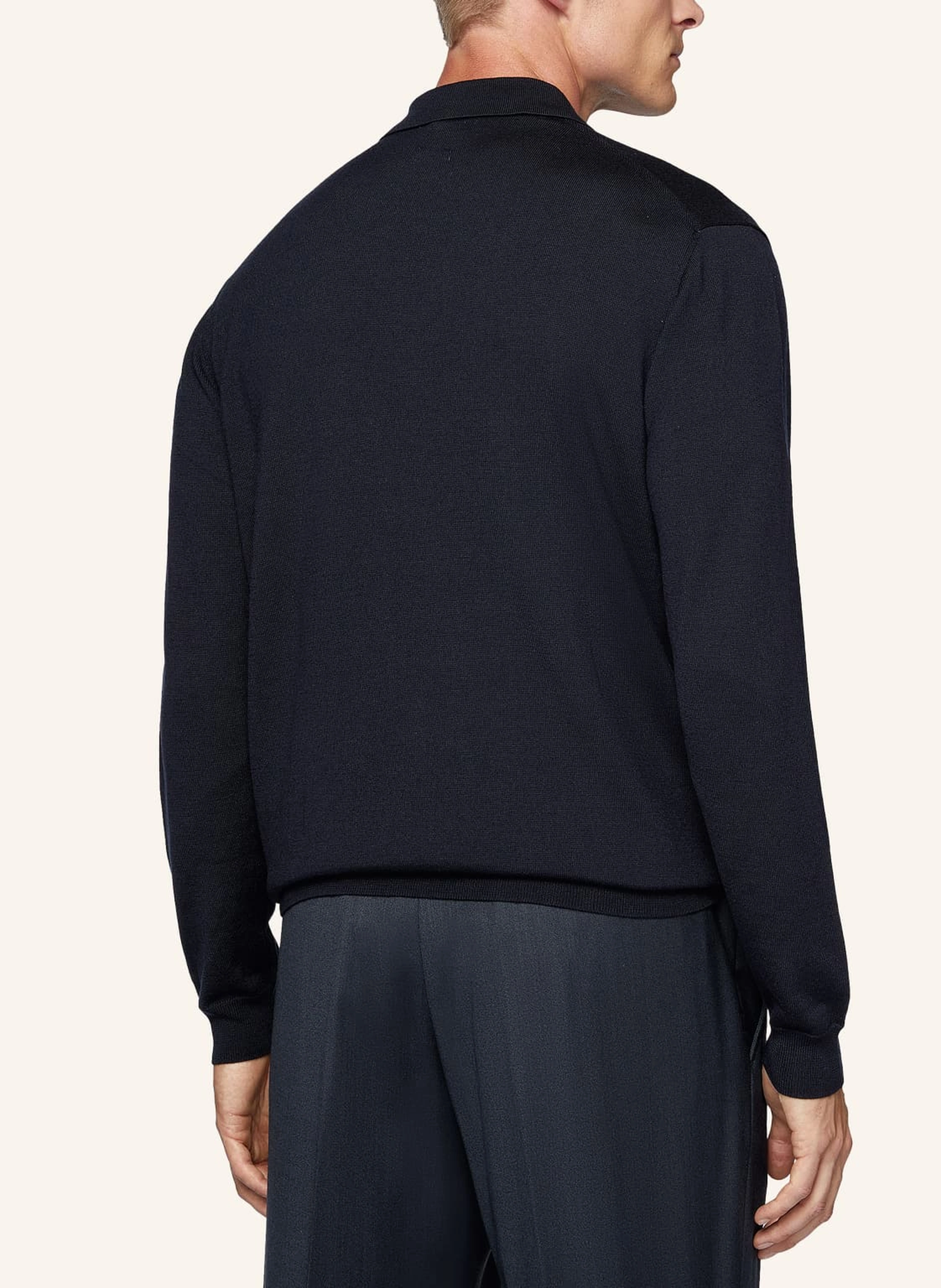 BOGGI MILANO Strick-Poloshirt