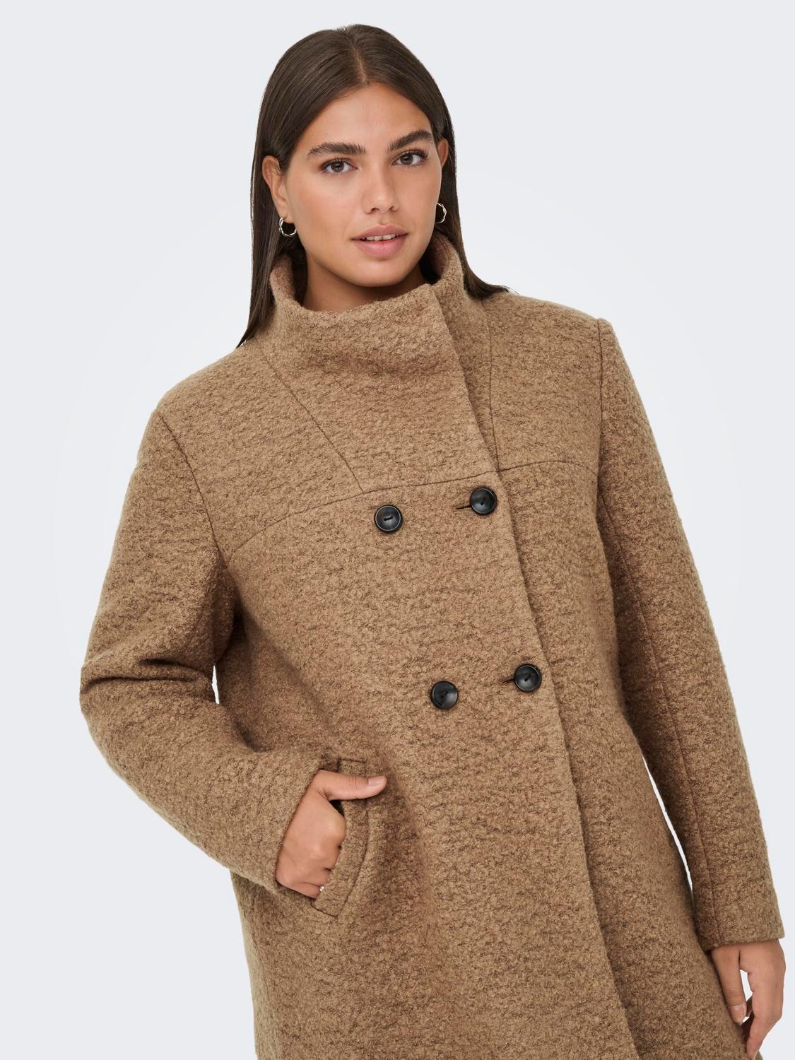 ONLY CARMAKOMA Kurzmantel »CARNEWSOPHIA WOOL COAT OTW«