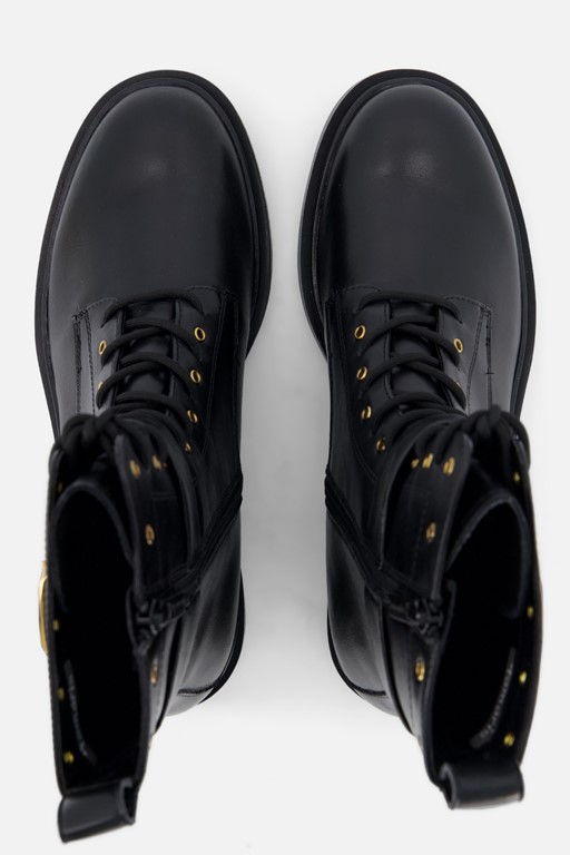 Tamaris Veterboots zwart Leer