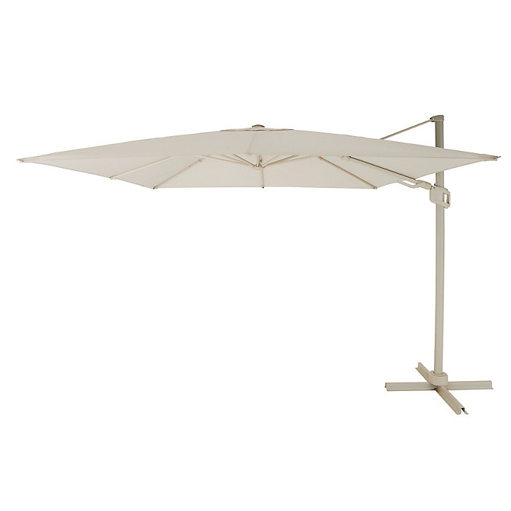 Parasol déporté GoodHome Menorca peyote 300 x 300 cm